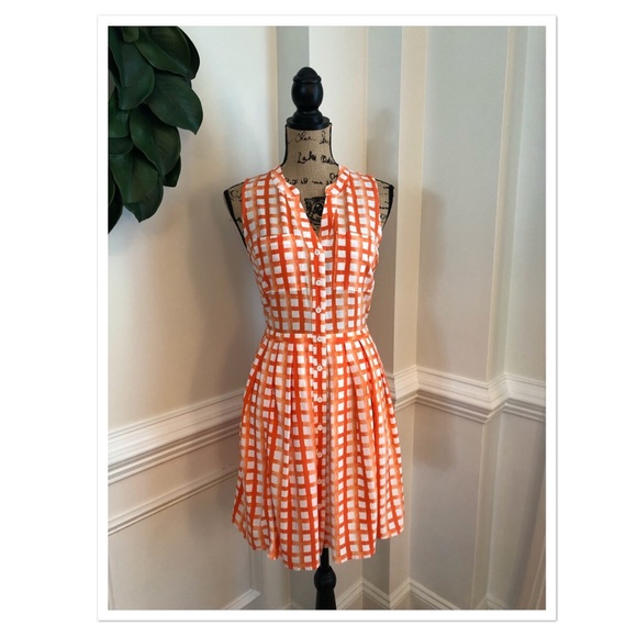 crown & ivy Dresses & Skirts - 🧡💖Crown & Ivy Burnout Grid Dress💖🧡